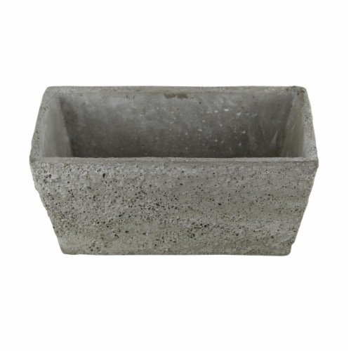 Cheungs  4 lbs Rectangular Cement Planter Perspective: front