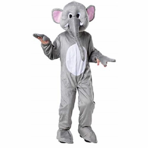 Elephant Costume Kids Grey White Jumpsuit Elephant Costume Kids Grey White Jumpsuit