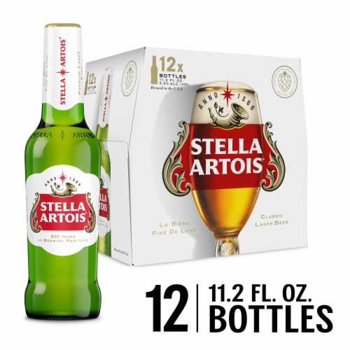 Stella Artois Premium Lager Beer, 12 / 11.2 oz - Ralphs