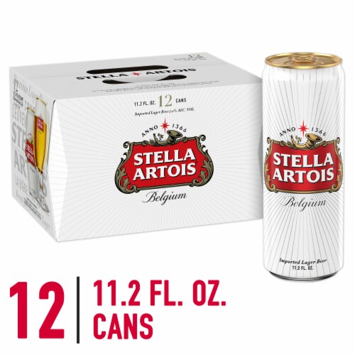 Stella Artois® Belgium Lager Beer Perspective: front