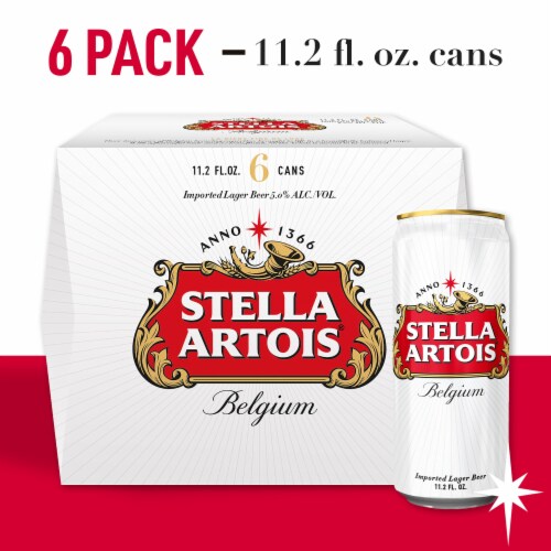 Stella Artois Imported Belgian Lager Perspective: front