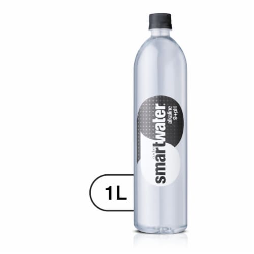 Smartwater Alkaline Water Premium Vapor Distilled Electrolyte Water Bottles Perspective: front