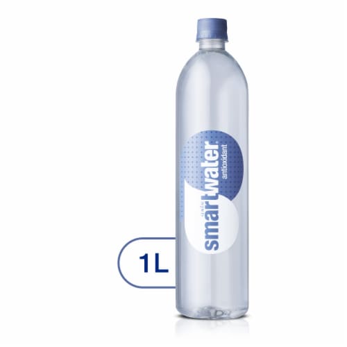 smartwater vapor distilled premium water bottle, 23.7 oz