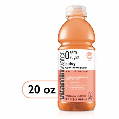 Vitaminwater® Zero Sugar Gutsy Flavored Bottled Water Perspective: front
