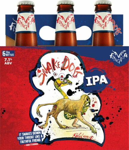 Flying Dog Snake Dog IPA Perspective: front
