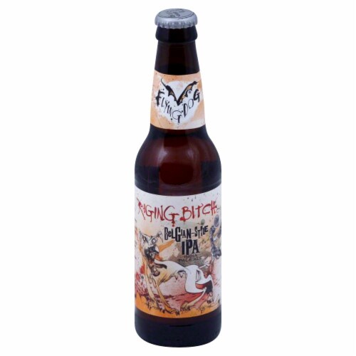 Flying Dog Raging Bitch Belgian Style IPA Perspective: front