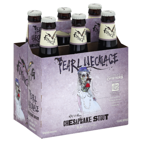 Flying Dog Pearl Necklace Chesapeake Stout Perspective: front