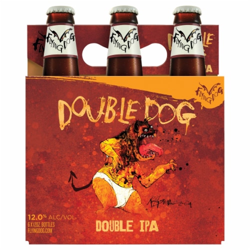 Flying Dog Double Dog Double IPA Perspective: front