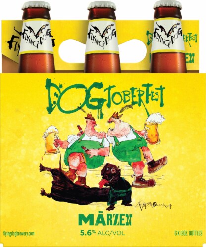 Flying Dog Dogtoberfest Marzen Beer Perspective: front