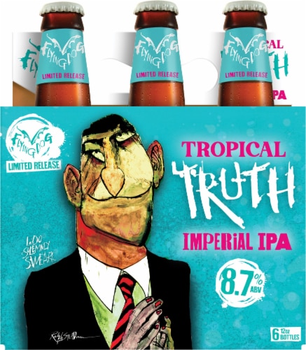 Flying Dog Tropical Truth Imperial IPA Beer Perspective: front