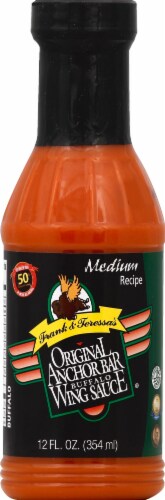 Frank & Teressa's Original Anchor Bar Buffalo Wing Sauce Perspective: front