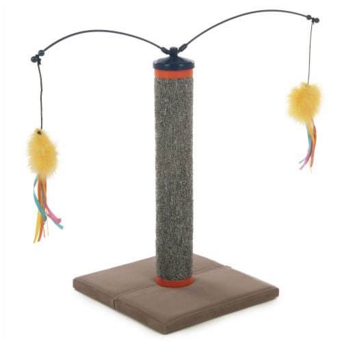 SmartyKat Scratch N Spin Carpet Scratching Post with Spinning Wand Toys One Size Kroger