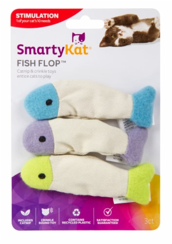 SmartyKat® Fish Flop Catnip Crinkle, 1 ct - Kroger