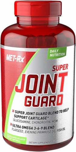 MET-Rx Super Joint Guard Rapid Release Softgels Perspective: front