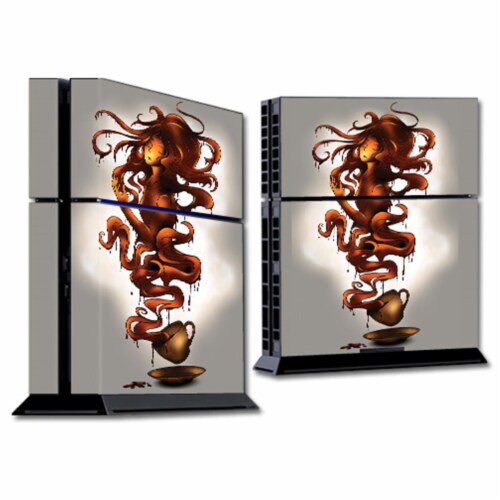 MightySkins SOPS4-Coffee Dreams Skin for Sony PS4 Console - Coffee Dreams Perspective: front