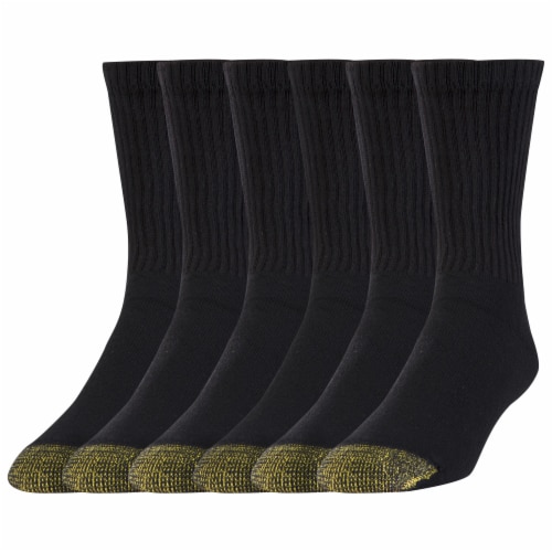Gold Toe 3175S Athletic Short Crew - Black Perspective: front