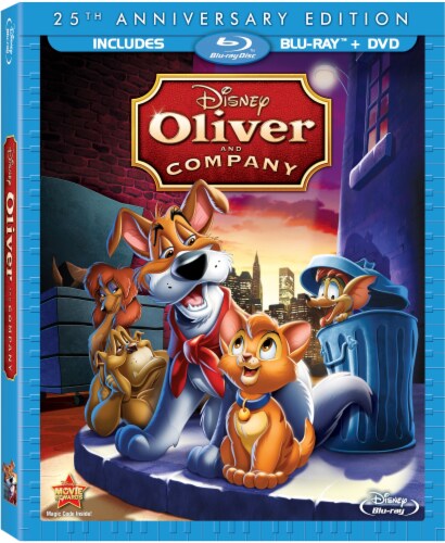 Oliver & Company (2013 - Blu-Ray/DVD - 25th Anniversary Edition) Perspective: front
