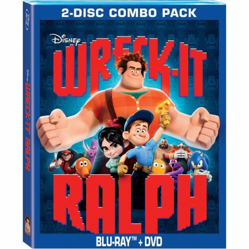 Wreck It Ralph Blu-Ray DVD Perspective: front