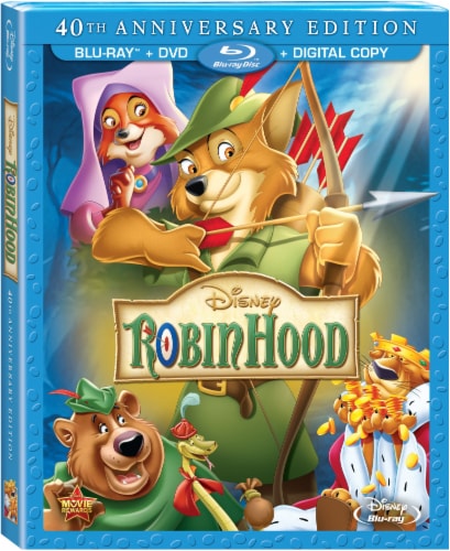 Robin Hood (2013 - Blu-Ray/DVD/Digital Code - 40th Anniversary Edition) Perspective: front