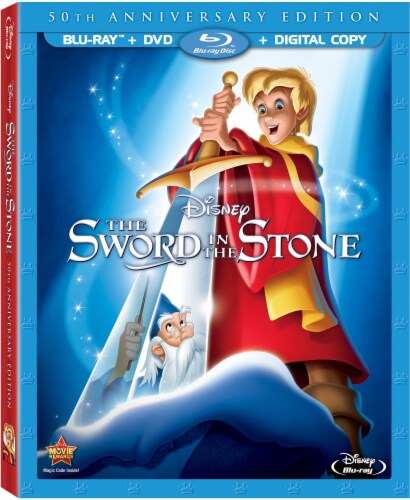 The Sword in The Stone (2013 - Blu-Ray/DVD/Digital Code - 50th Anniversary Edition) Perspective: front