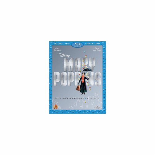 Mary Poppins (50th Anniversary Edition) Blu-Ray DVD Perspective: front