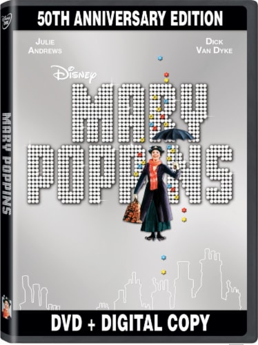 Mary Poppins 50th Anniversary Edition (1964 - DVD/Digital Copy) Perspective: front