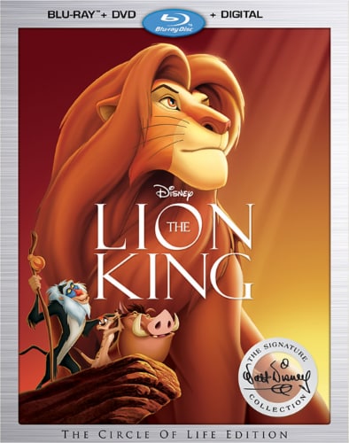 The Lion King: Signature Collection (1994 - Blu-ray/DVD/Digital Copy) Perspective: front