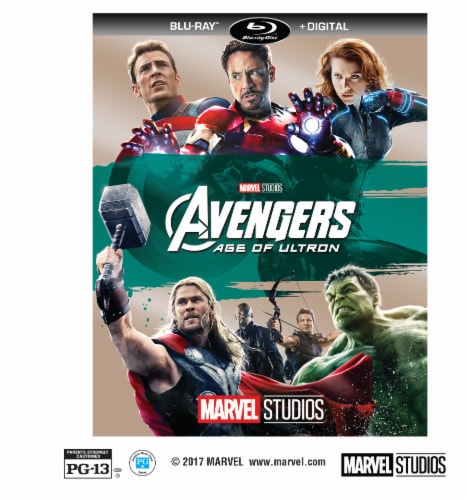 The Avengers: Age Of Ultron (2015 - Blu-ray/Digital Copy - Marvel's 10th Anniversary Edition) Perspective: front