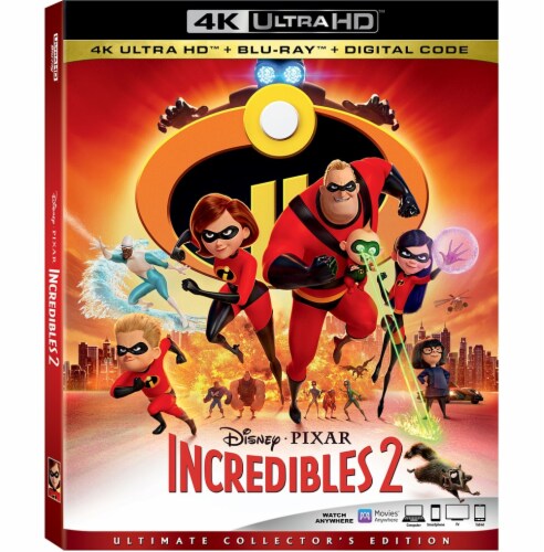 Incredibles 2 (2018 - 4K Ultra HD/Blu-Ray/Digital Code) Perspective: front