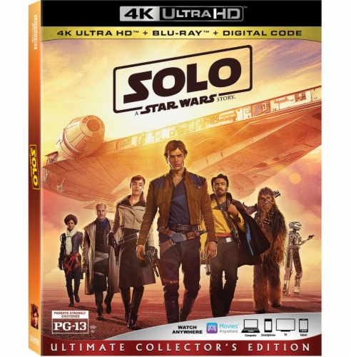 Solo A Star Wars Story (2018 - 4K Ultra HD/Blu-Ray/Digital Code) Perspective: front