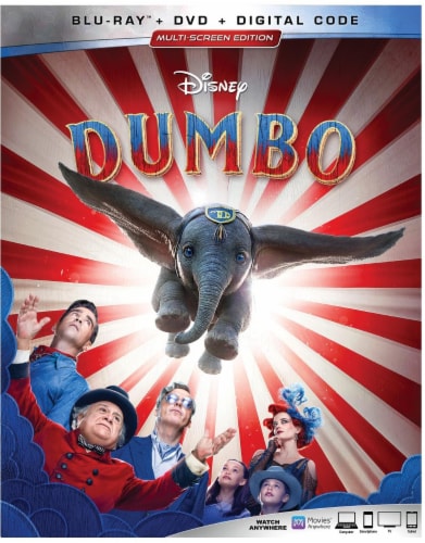 Dumbo Live Action (2019 - Blu-Ray/DVD/Digital) Perspective: front