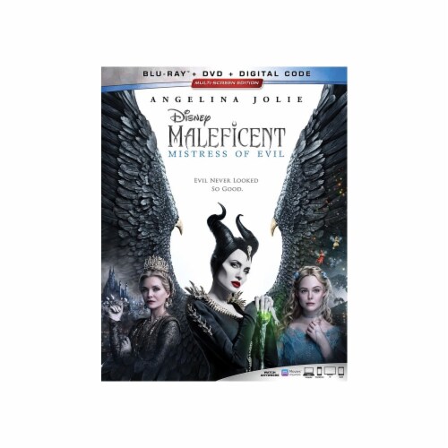 Maleficent: Mistress of Evil (Blu-Ray/DVD/Digital Code) Perspective: front