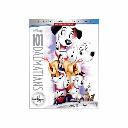 101 Dalmatians Multi-Screen Edition (Blu-ray DVD Digital Code) Perspective: front