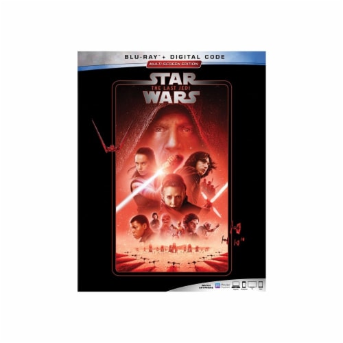 Star Wars: The Last Jedi (2018 - Blu-Ray & Digital Code) Perspective: front