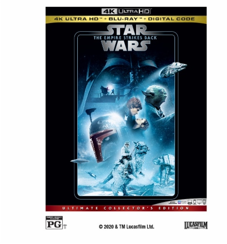 Star Wars The Empire Strikes Back (1980 - 4K Ultra HD/Blu-Ray/Digital Code) Available 3/31/2020 Perspective: front