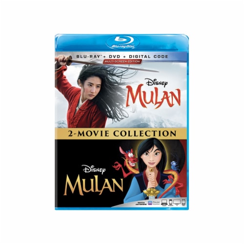Fred Meyer Mulan Live Action Mulan Animated 1998 Set Blu Ray Dvd Digital Code Available 11 10 2 Pk