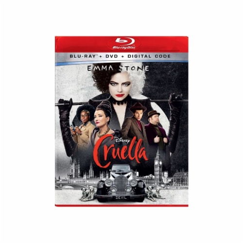 Cruella (Blu-Ray/DVD/Digital Code) Perspective: front