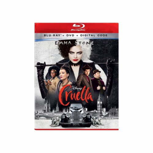 Cruella (Blu-Ray/DVD/Digital Code) Perspective: front