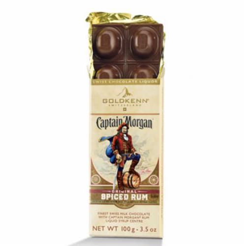 Captain Morgan - Goldkenn Chocolate Bar Perspective: front