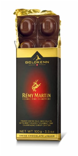 Goldkenn Remy Martin Cognac Milk Chocolate Bar Perspective: front