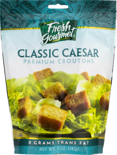 Fresh Gourmet Caesar Croutons Perspective: front