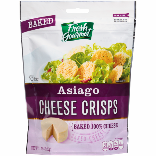 Fresh Gourmet® Asiago Cheese Crisps, 1.76 oz Pick ‘n Save