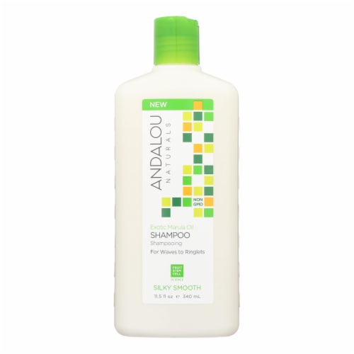 Andalou Naturals Silky Smooth Shampoo - Exotic Marula Oil - 11.5 fl oz Perspective: front