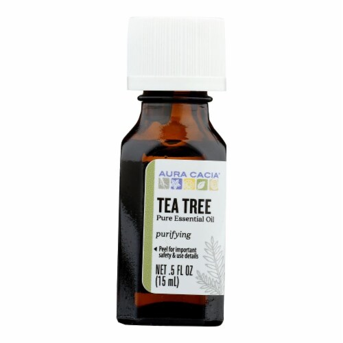 Aura Cacia - Pure Essential Oil Tea Tree - 0.5 fl oz Perspective: front