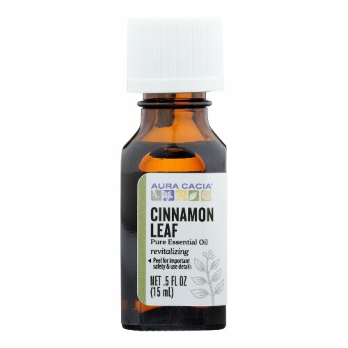 Aura Cacia - Pure Essential Oil Cinnamon Leaf - 0.5 fl oz Perspective: front