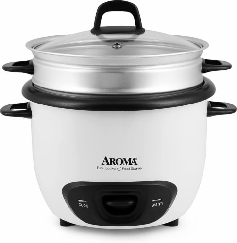 Aroma 4 Cup Pot Style Rice Cooker - White