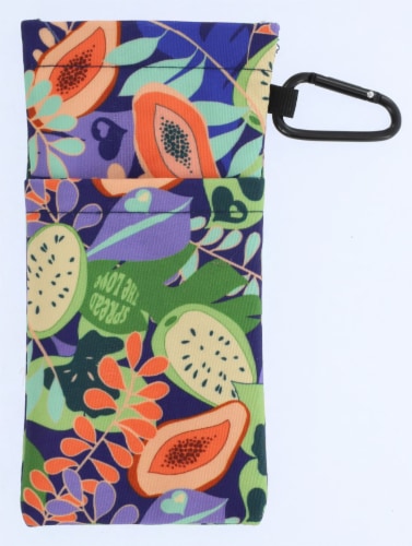 Sunglass Case WIth Clip Perspective: front