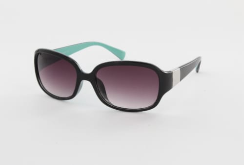 Sun Ban Fashions Plastic Rectangle Sunglasses Perspective: front