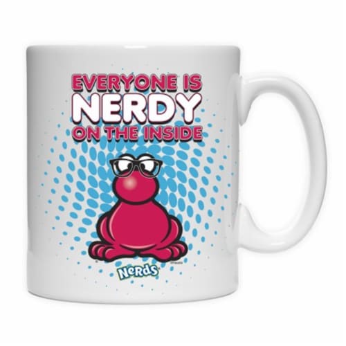 Imaginarium Goods CMG11-NES-INSIDE 11 oz. Coffe Mug, Everyone is nerdy on the inside Perspective: front