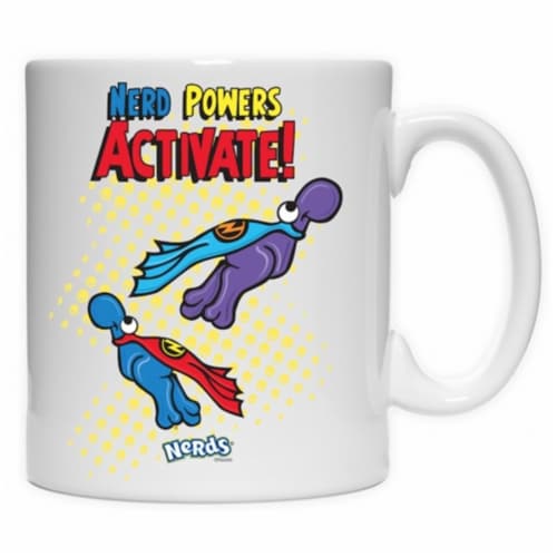 Imaginarium Goods CMG11-NES-POWERS 11 oz. Coffe Mug, Nerd Powers Activate Perspective: front
